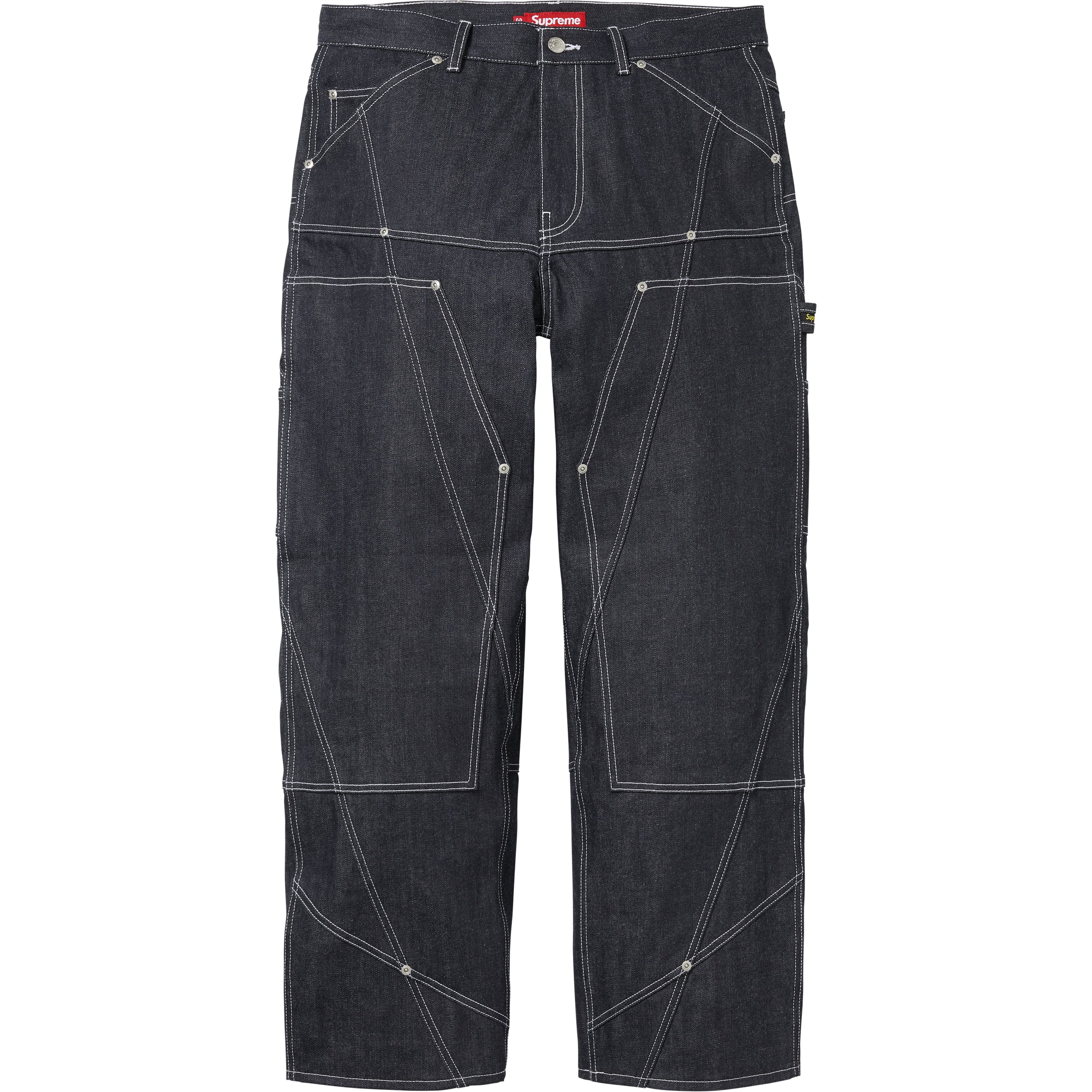 Contrast Stitch Double Knee Painter Jean view 14